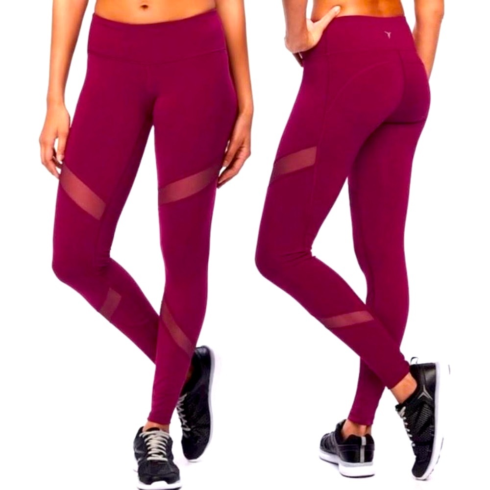 Old Navy Active Go-Dry Leggings with Mesh - S